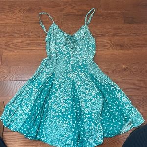 Mini wild fable green floral dress in size small